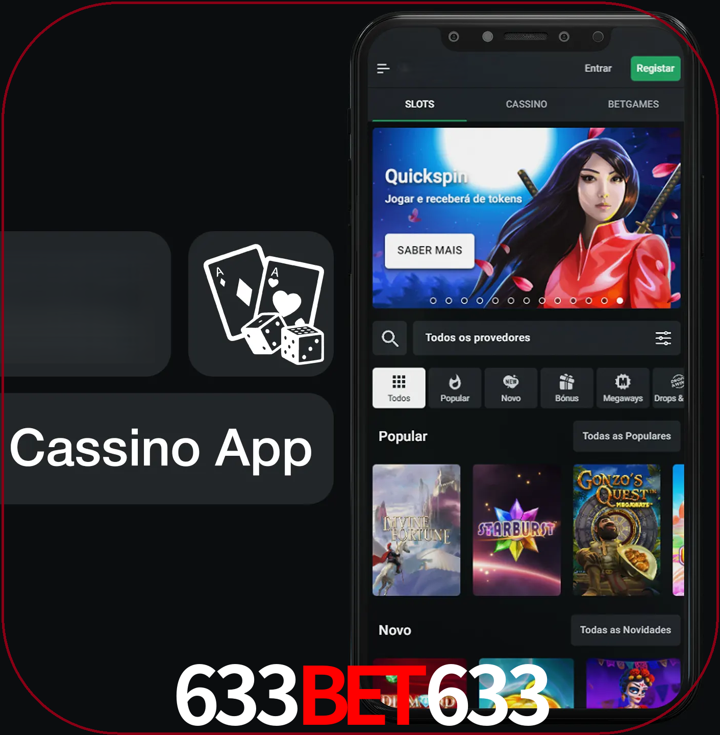 Jogue jogos de cassino e ganhe.
