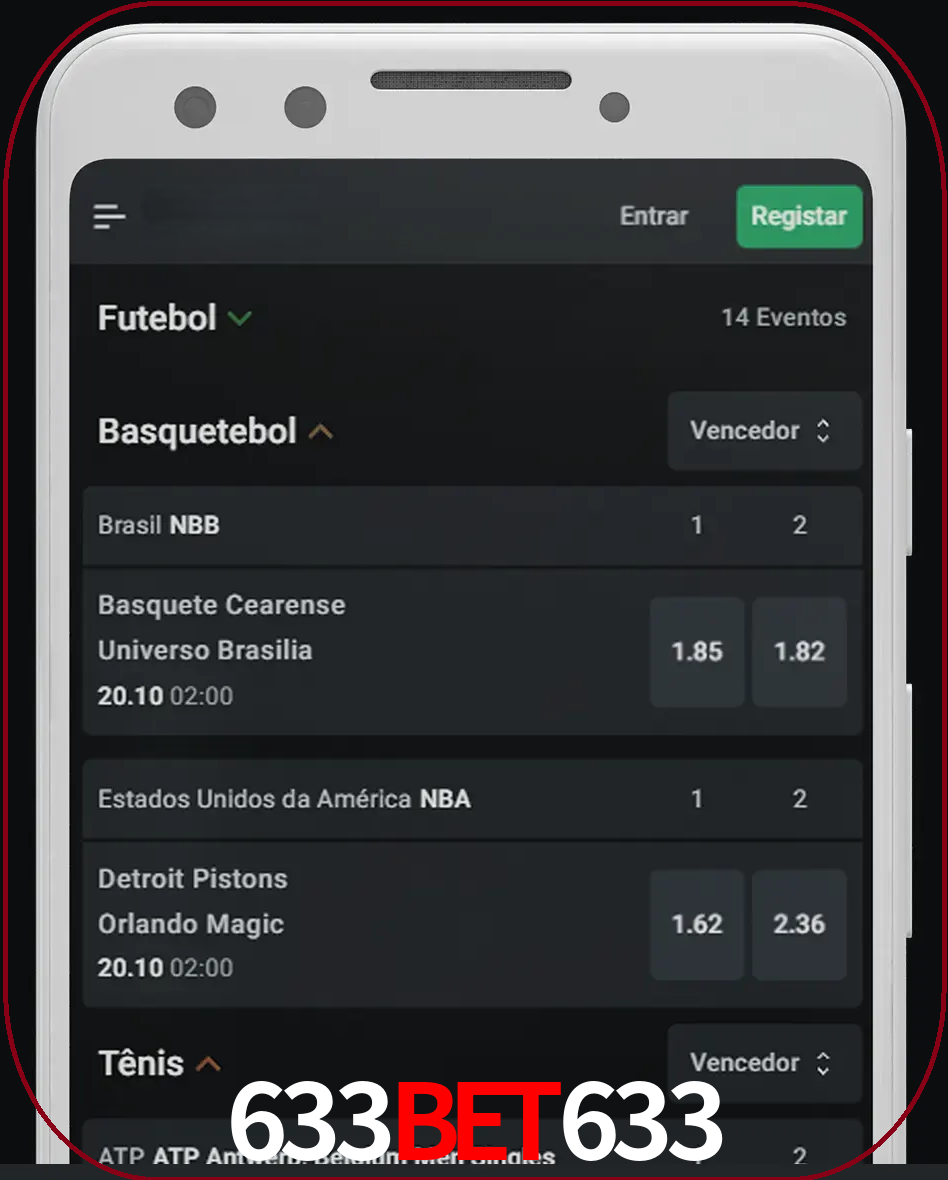 Aposte e assista aos esportes em formato ao vivo.