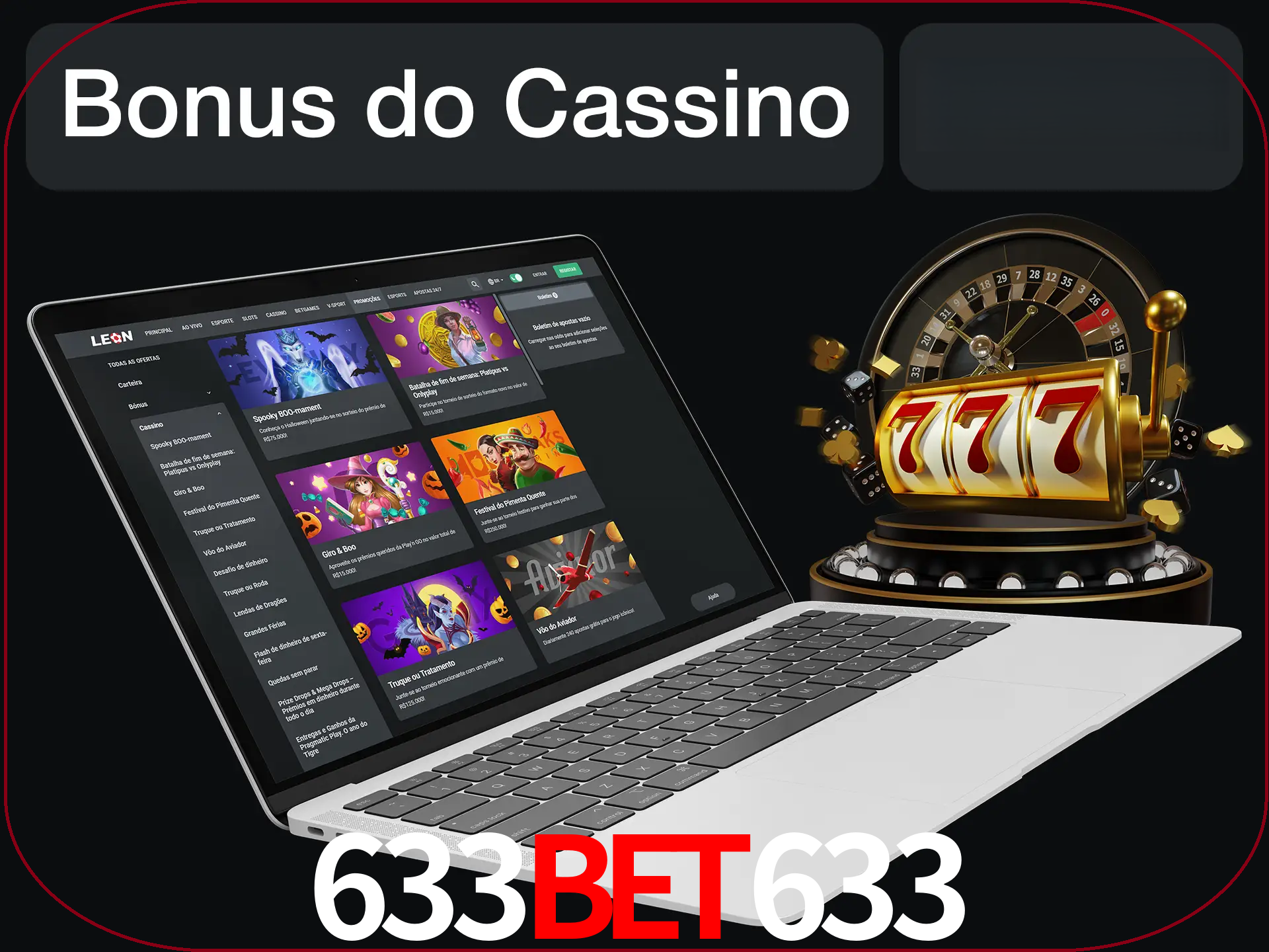 Use o bônus do cassino para começar melhor.
